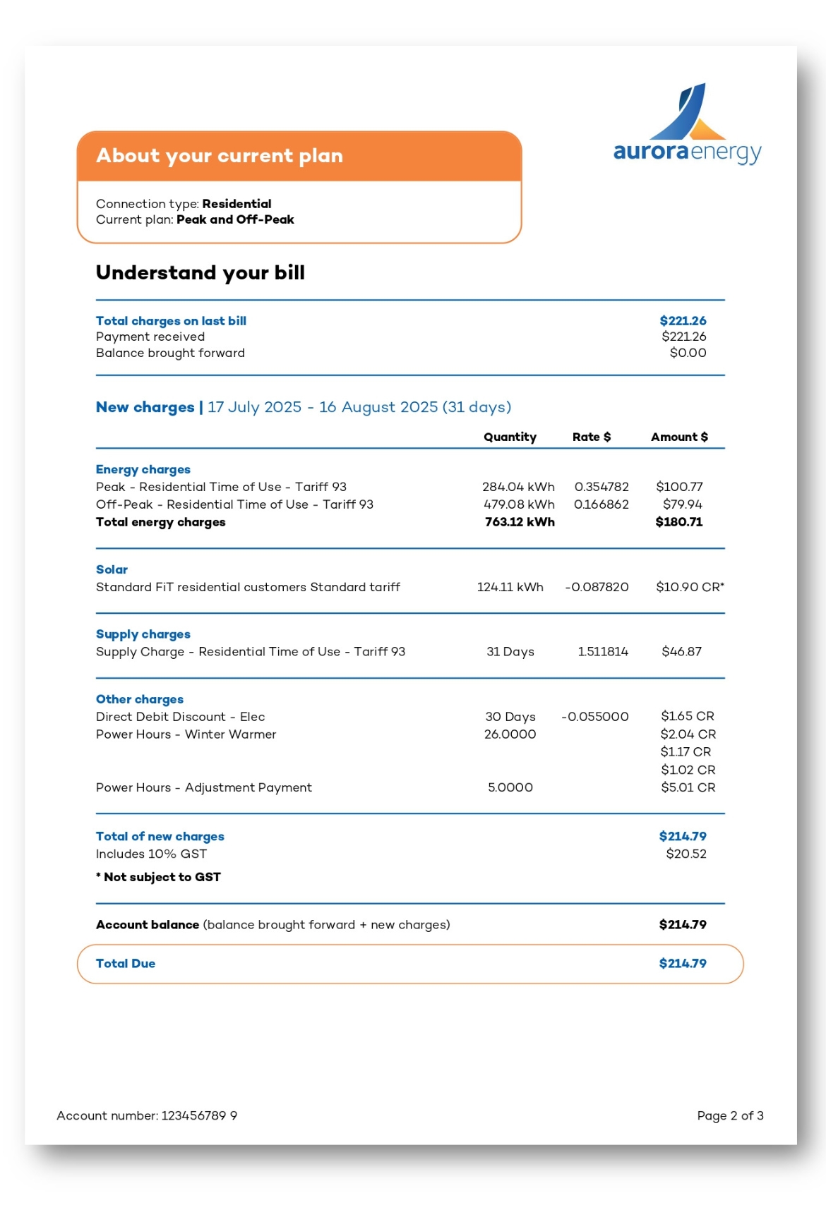 New Bill page 2