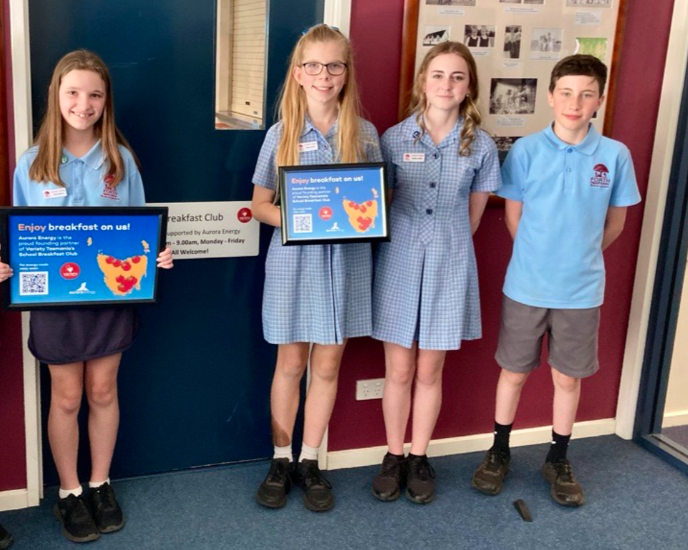 Image of children from Forth Primary Scholl in Tasmania.