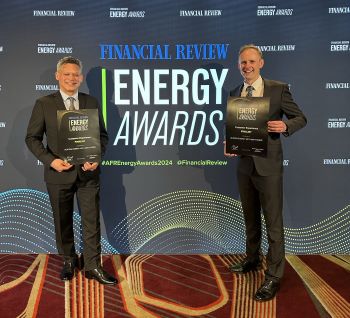 Image of Will Barbour and Leroy Pereria at the Energy Awards