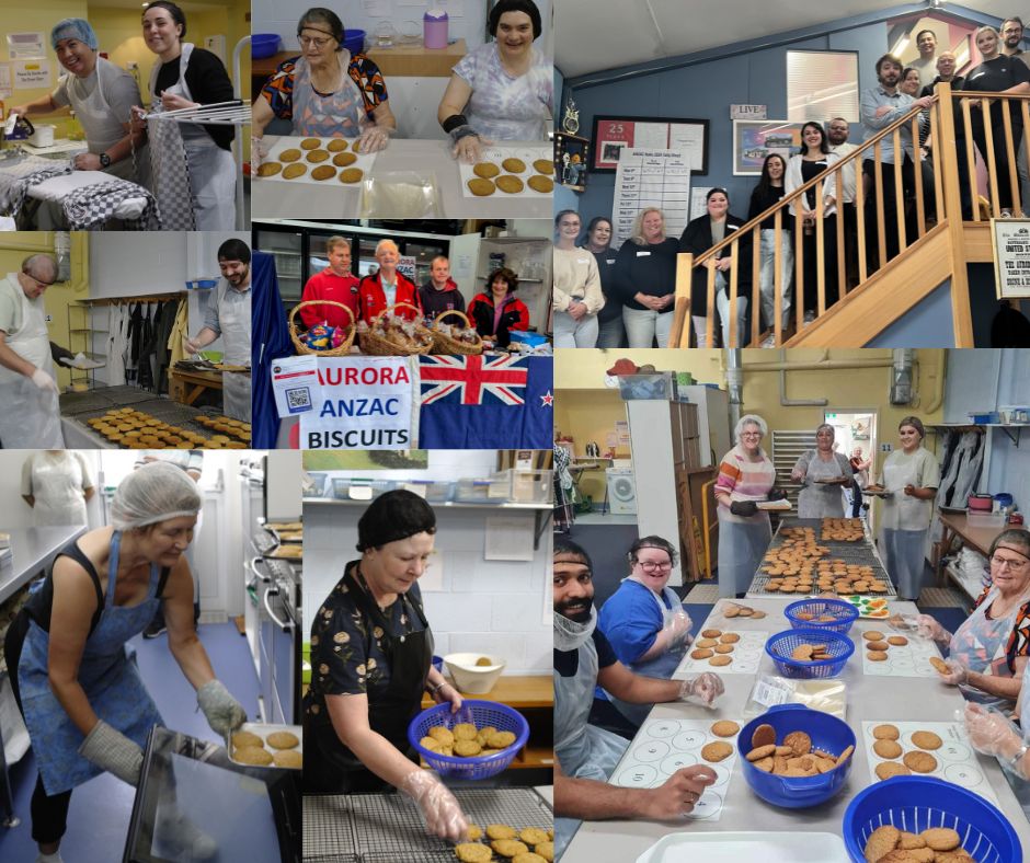 Aurora Disability Anzac Bake