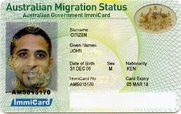 Immi Card Concession Image