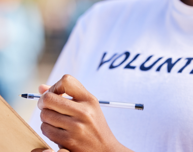 image of a volunteer
